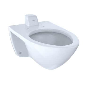 TOTO CT708UVG#01 COMMERCIAL WALL MOUNT ELONGATED BACK SPUD BOWL COTTON