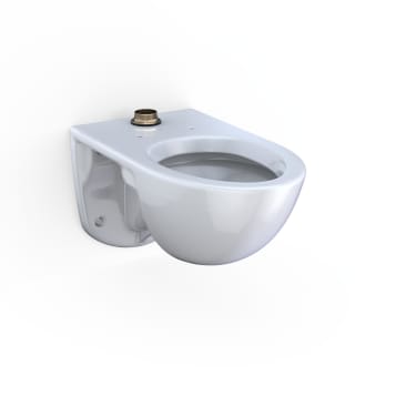 TOTO CT728CU#01 COMMERCIAL WALL MOUNT HIGH EFFICIENCY ELONGATED ADA WATER CLOSET 1.0GPF COTTON WHITE