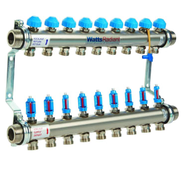 WATTS D3803009SS 1 FLOWMETER MANIFOLD SS (M-9)