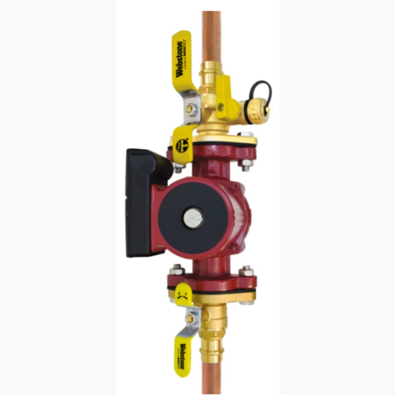 Webstone 2" IPS x Pump Flange, Full Port Brass Ball Valve H-40407HV