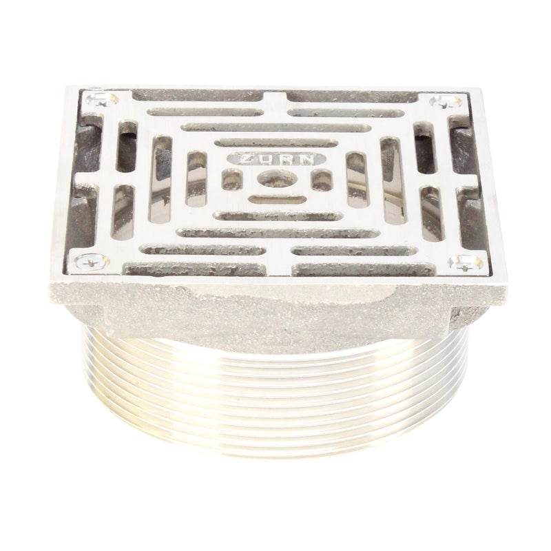 Zurn ZN400-Y Medium-Duty Square Nickel Bronze Floor Drain Strainer