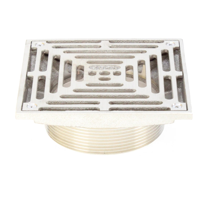 Zurn ZN400-Y Medium-Duty Square Nickel Bronze Floor Drain Strainer