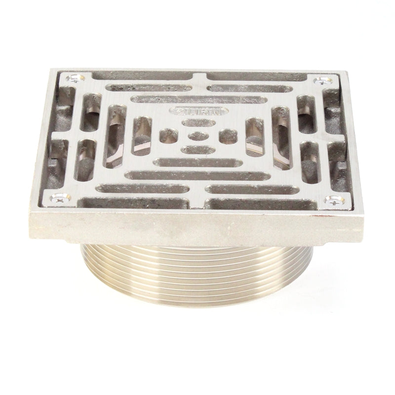 Zurn ZXN400-6H Heavy-Duty Square Nickle Bronze Floor Drains Strainer