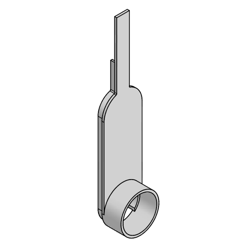 Zurn P888-8-E4 8" Slotted Trench Drain 4" End Outlet