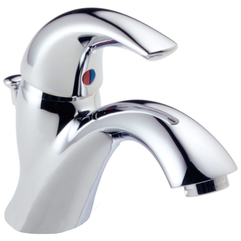 Delta 583Lf-Wf C-Spout Chrome S/L 1Or3 Hole Lav Faucet