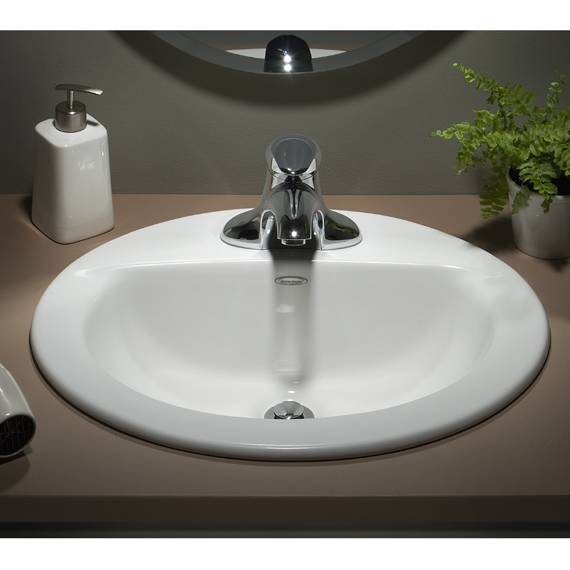 AMERICAN STANDARD COLONY C-TOP CHINA SINK CHO WHITE (346001.02)