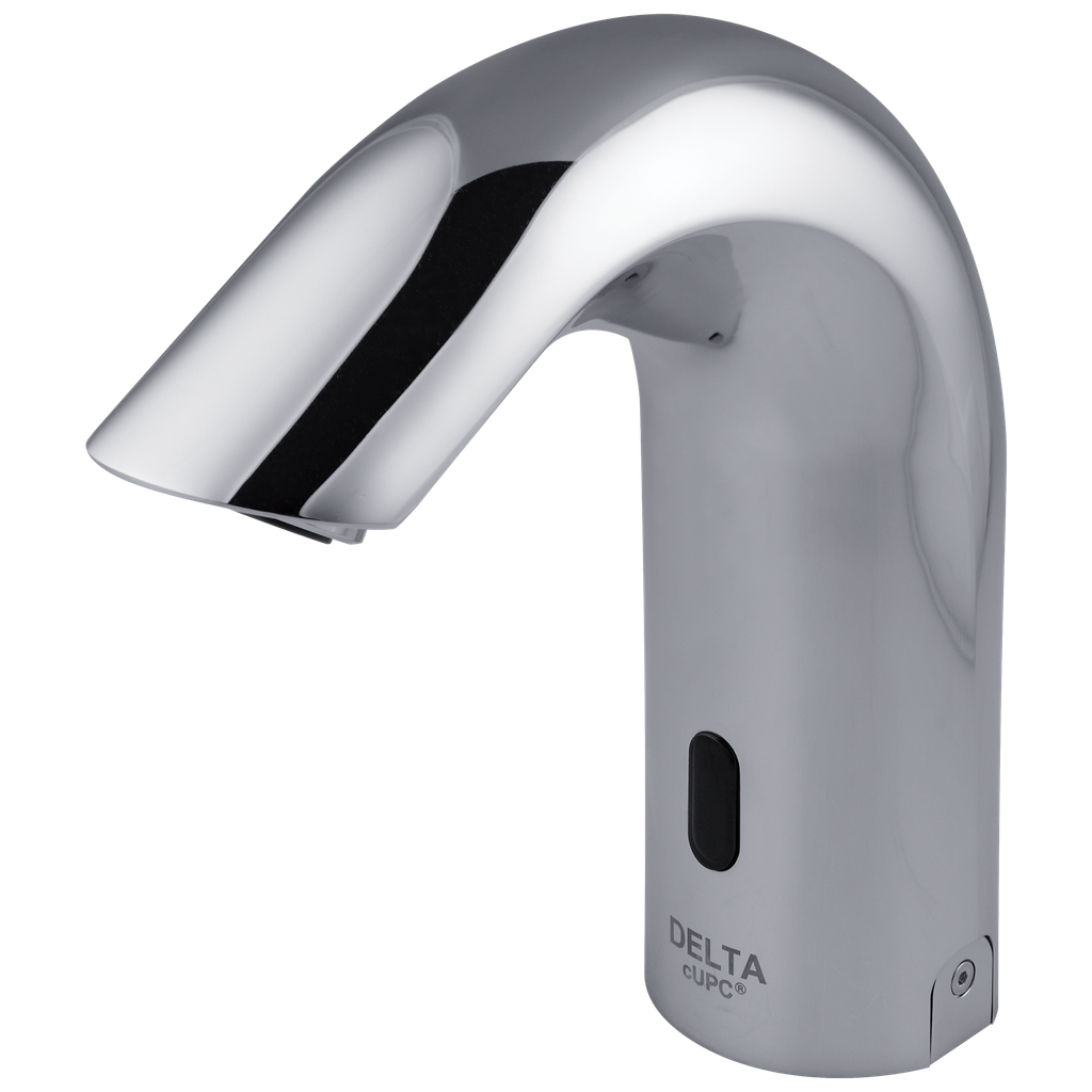 Delta Demd-112Lf Chrome Commercial Electronic B/O Single Hole Lavatory Faucet W/Technician Mixer.