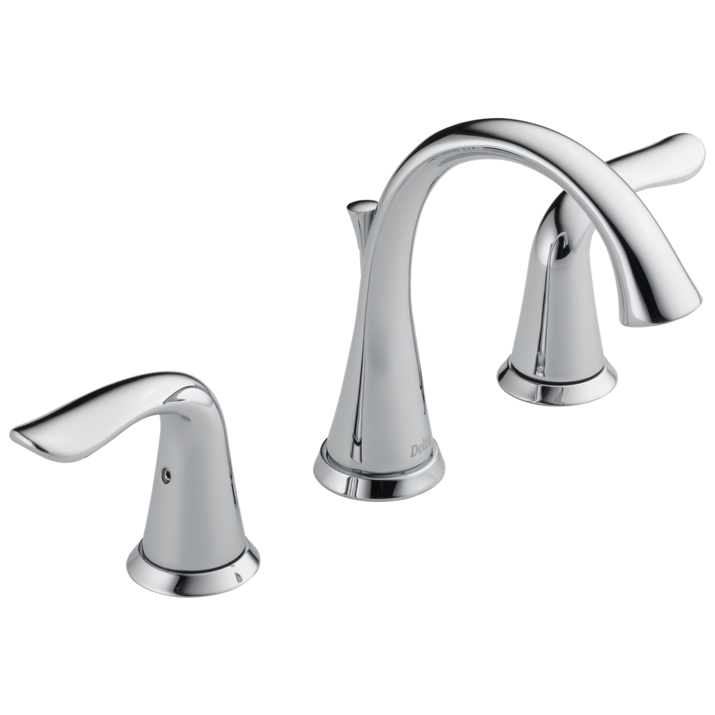 Delta 3538-Mpu-Dst Chrome 2-Handle Lav Faucet C/W Metal Po-Up