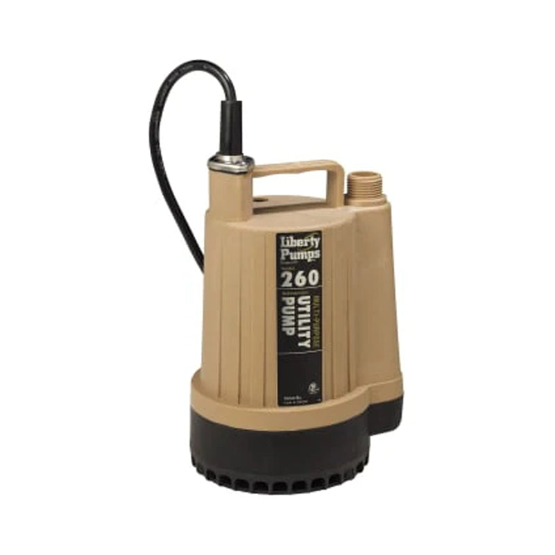 Liberty 260 Utility Pump – 1/6 HP, 115V, with Hose Connection