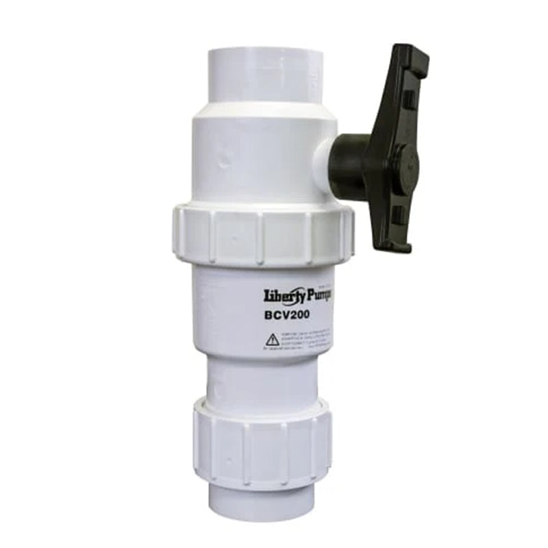 Liberty BCV200 2-Inch Ball Check Union Combo PVC Valve