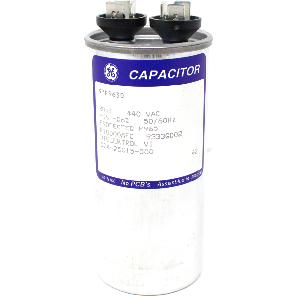 Coleman 02425015700 Single Round Run Capacitor, 20MFD, 440V