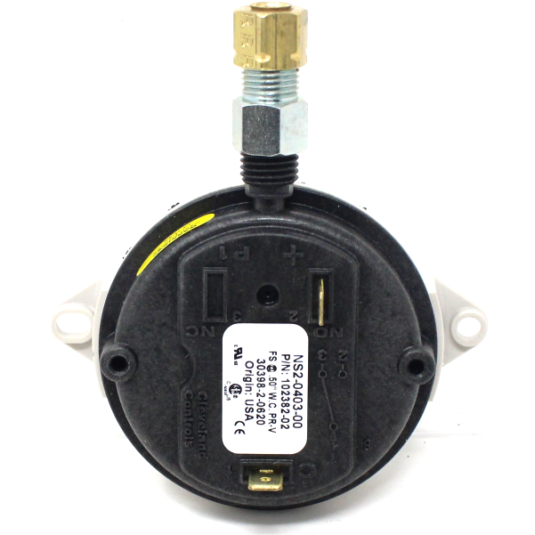 Thermal Solutions 102382-02 Combustion Air Flow Switch, Set at 0.5" W.C. Modulating Units