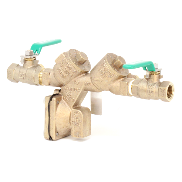 Zurn Wilkins 14-975XL2 1/4" Reduced Pressure Principle Assembly Backflow Preventer Lead-Free