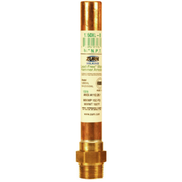 Zurn Wilkins 1260XL Copper Piston Water Hammer Arrestor