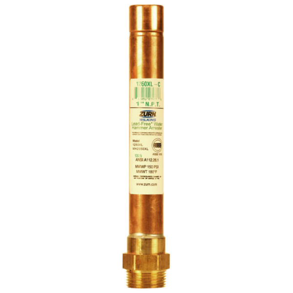 Zurn Wilkins 1260XL Copper Piston Water Hammer Arrestor