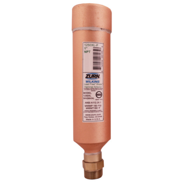 Zurn Wilkins 1260XL Copper Piston Water Hammer Arrestor