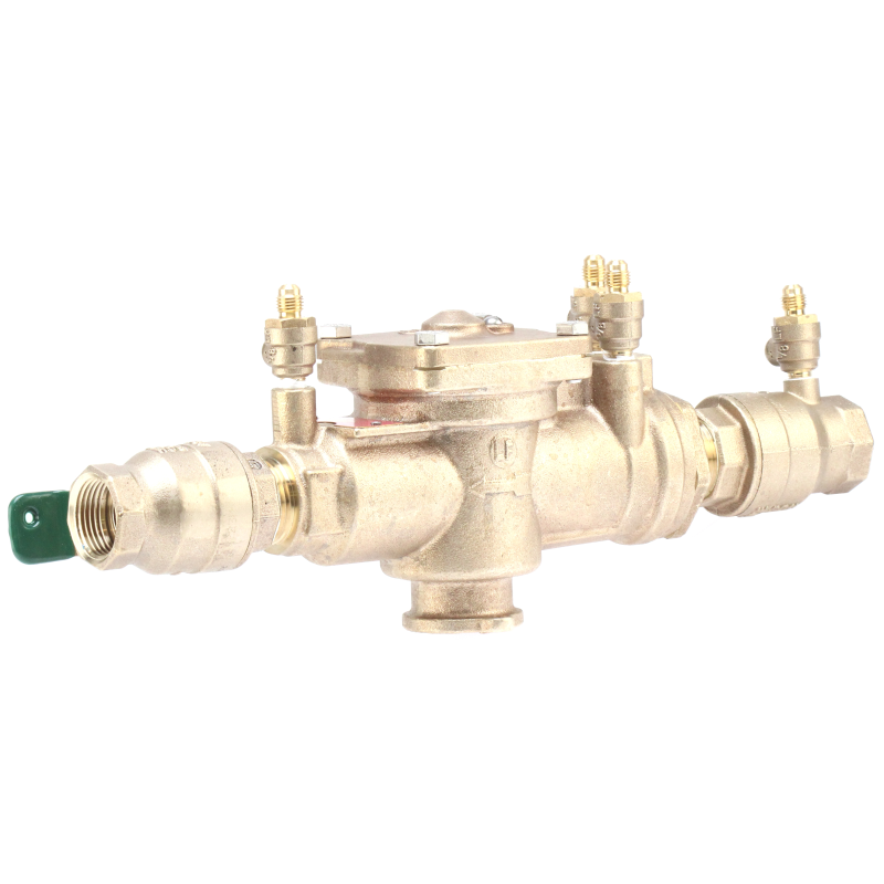 Watts LF009M2-QT 1" Lead Free Reduced Pressure Zone Backflow Preventer Assembly 0391004