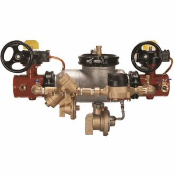 Zurn Wilkins 3-375ASTDA 3" Reduced Pressure Principle Backflow Preventer Detector Assembly, Flange x Flange Connection, Non-Rising Stem Gate Valves