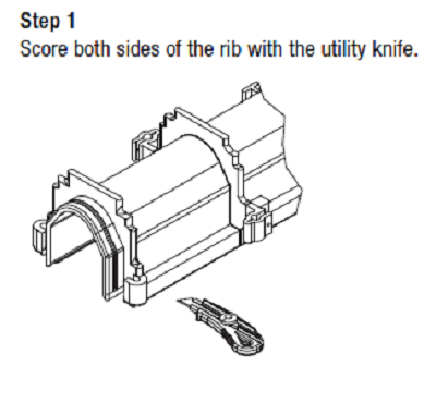 Zurn Z886-U6 6" No-Hub Bottom Outlet