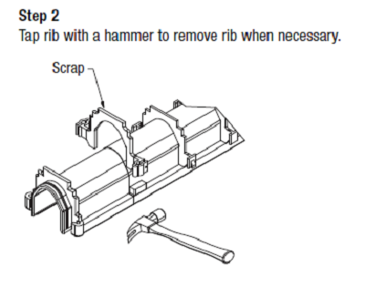 Zurn Z886-U4 4" No-Hub Bottom Outlet