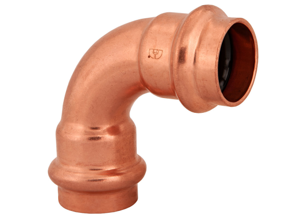 BMI 3/4" Wrot Copper Press-Fit 90 Degree Elbow Fitting Item 47305 