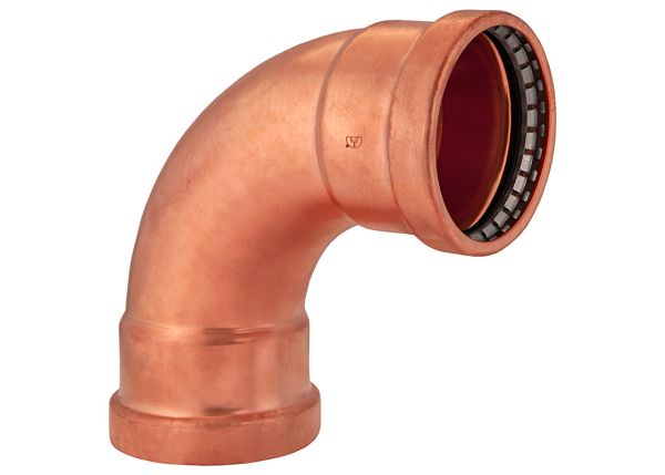 BMI 3" Wrot Copper Press-Fit 90 Degree Elbow Fitting Item 47311 