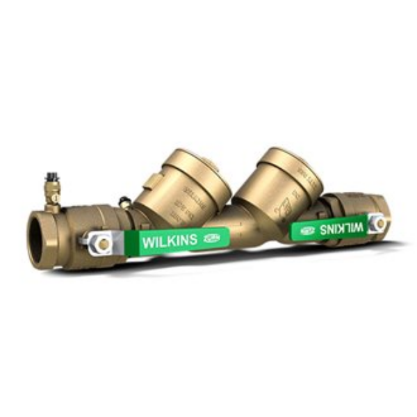 Zurn Wilkins 114-950XLT2 1-1/4" DCVA Double Check Valve Assembly Backflow Preventer, Lead-Free