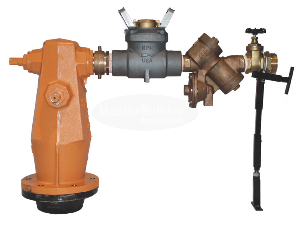 Zurn Wilkins 975XLHBM Fire Hydrant Backflow Meter Combination