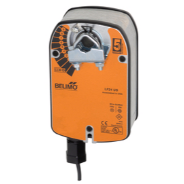 Belimo LF24 Damper Actuator, 35 in-lb [4 Nm], Spring return, AC/DC 24 V, On/Off