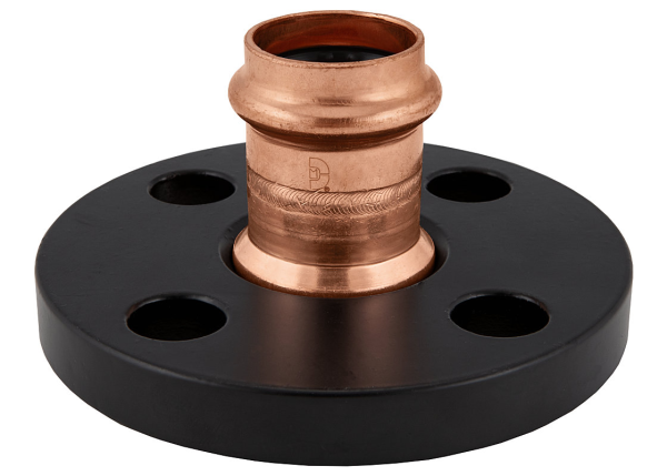 BMI 1" x 4-1/4" Wrot Copper Press-Fit Companion Flange Fitting Item 47606 