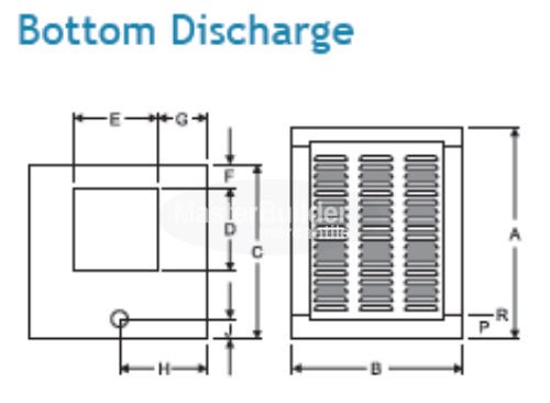 Phoenix FD450A Evaporative Cooler Bottom Discharge Frigiking Series