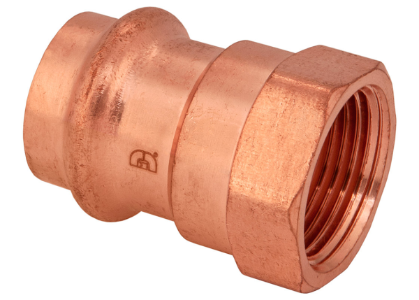 BMI 2-1/2" Wrot Copper Press-Fit P x FIP Reducing Adapter Fitting Item 47710 