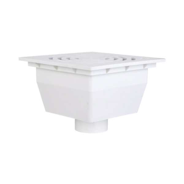 MIFAB FS720-30 12" Square x 6" Deep PVC Floor Sink