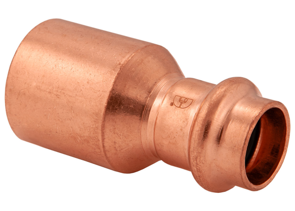 BMI 3/4" x 1/2" Wrot Copper Press-Fit FTG x P Bushing Fitting Item 47123 