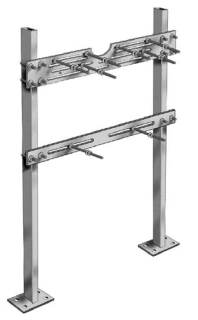 MIFAB MC-32 Double Plate Type Carrier System with 2 Uprights