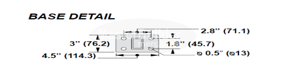 MIFAB MC-41 Lavatory Fixture Carrier with Adjustable Concealed Arms