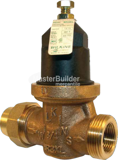 Zurn Wilkins 112-NR3XL 1-1/2" Water Pressure Reducing Valve, Integral By-Pass Check Valve and Strainer