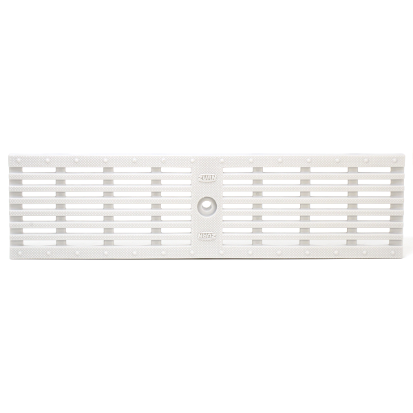 Zurn P6-HPP 6" Wide Heel-Proof Linear Slotted HDPE Grate Class A Light Gray