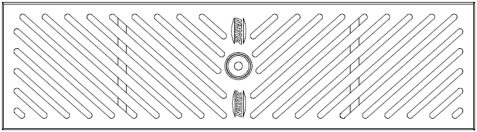 Zurn P6-SDD 6" Wide Stainless Steel Diagonal Decorative Grate