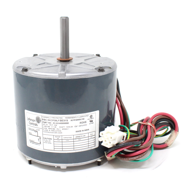 YORK 02440899000 Condenser Fan Motor 1/4 HP, 850 RPM, 208-230V