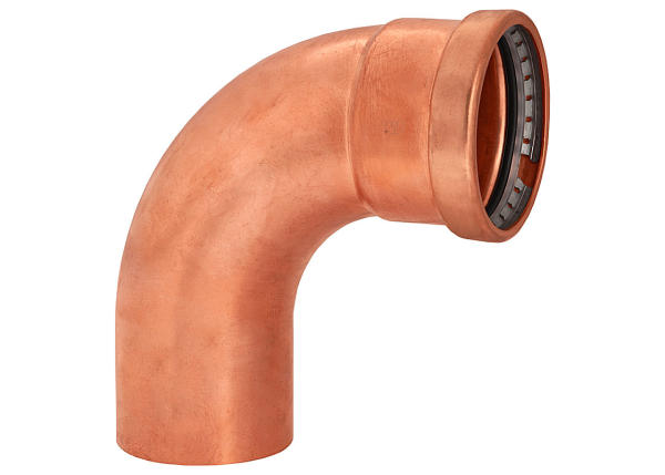 BMI 2-1/2" Wrot Copper Press-Fit FTG x P 90 Degree Street Elbow Fitting Item 47360 