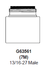 Zurn G63561 (7M) 1.0 GPM Pressure Compensating Laminar Spray Outlet Male