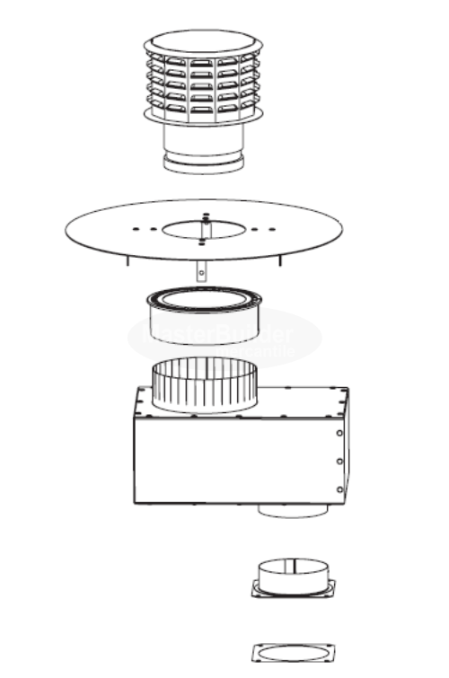 Beacon-Morris X7-4 4" Combustion Air Inlet Kit