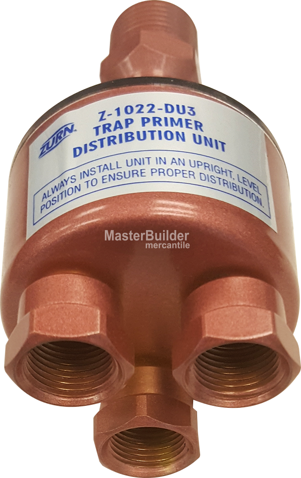 Zurn Z1022-XL-DU3-LT Sani-Gard Automatic Trap Primer 3-Outlet Distribution Unit