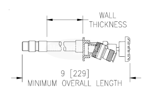 Zurn Z1348-BFP Hot and Cold Exposed Non-Freeze Wall Faucet