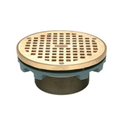 Zurn ZN400-5BZ 5" Round Nickel Bronze Leveling Floor Drain Strainer