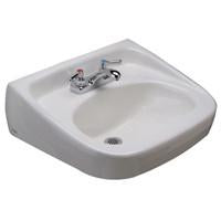 Zurn Z5344 20" x 18" Wall Hung Lavatory w/ 4" Center Faucet Holes