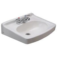 Zurn Z5354 19" x 17" Wall Hung Lavatory w/ 4" Center Faucet Holes