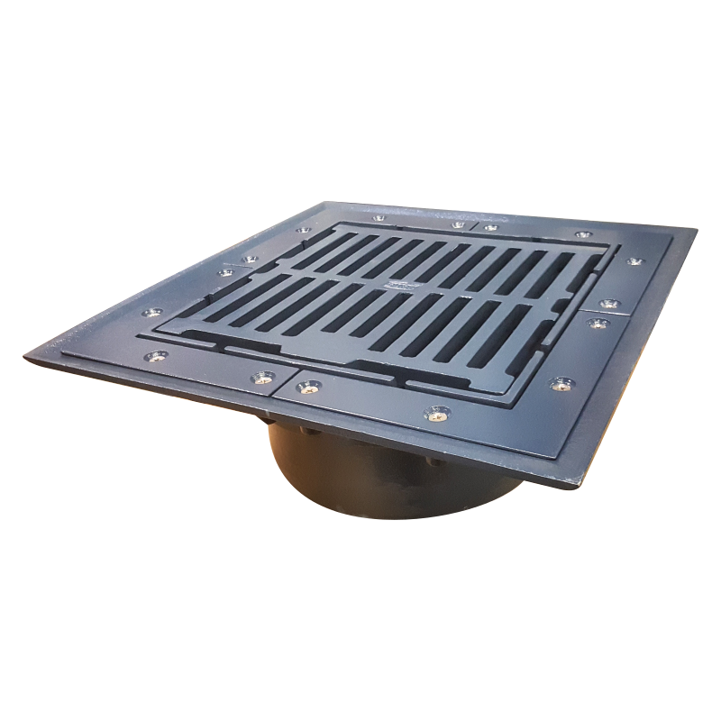 Zurn Z535 Heavy-Duty Aluminum Parking Structure Drain (Conforms to CSA S413M)