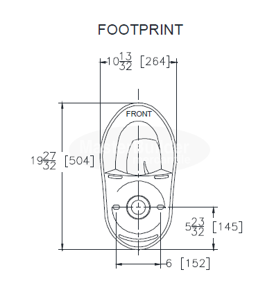 Zurn Z5551-K Z-HPT™ High Performance, 1.6 GPF, ADA, Elongated, Siphon Jet Toilet